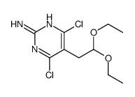 4,6-dichloro-5-(2,2-diethoxyethyl)pyrimidin-2-amine Structure