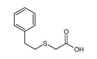 (2-苯基乙基)硫代]乙酸结构式
