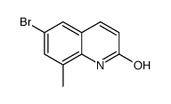 6-Bromo-8-methyl-2(1H)-quinolinone Structure
