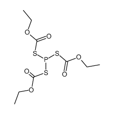 Tris-aethoxycarbonyl-phosphorotrithioit结构式