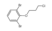 (2,6-dibromophenyl) (2-chloropropyl) ether结构式