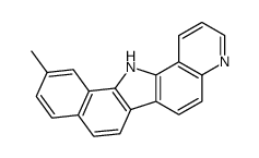 11-methyl-13H-benzo[a]pyrido[2,3-i]carbazole结构式
