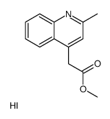 methyl 2-(2-methylquinolin-4-yl)acetate,hydroiodide Structure