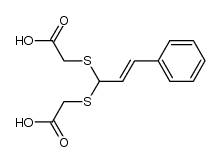 3.3-bis-carboxymethylsulfanyl-1r-phenyl-propene-(1) Structure