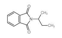 N-仲丁基邻苯二甲酰亚胺结构式
