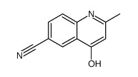 4-hydroxy-2-methyl-quinoline-6-carbonitrile Structure