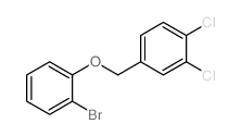 4-((2-溴苯氧基)甲基)-1,2-二氯苯结构式