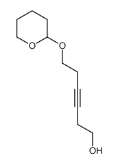 6-(oxan-2-yloxy)hex-3-yn-1-ol结构式