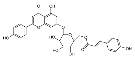 apigenin-7-O-(6''-O-4-coumaroyl)-beta-glucopyranoside picture
