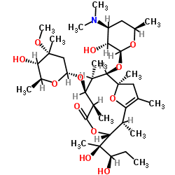 Pseudoerythromycin A enol ether Structure