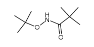 tert-butyl 2,2-dimethylpropanohydroxamate结构式