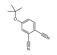 4-[(2-methylpropan-2-yl)oxy]benzene-1,2-dicarbonitrile结构式
