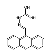 (anthracen-9-ylmethylideneamino)urea结构式