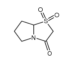 tetrahydropyrrolo[2,1-b]thiazol-3(2H)-one 1,1-dioxide Structure