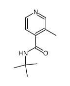 N-tert-butyl-3-methylisonicotinamide Structure