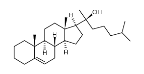 20β-hydroxycholest-5-ene结构式