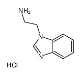 1H-苯并咪唑-1-乙胺盐酸盐结构式
