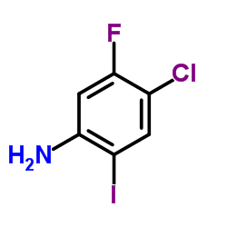 4-chloro-5-fluoro-2-iodoaniline Structure
