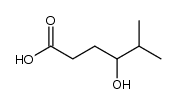 4-hydroxy-5-methyl-hexanoic acid Structure