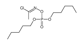 (1-chloroethylideneamino) dipentyl phosphate结构式