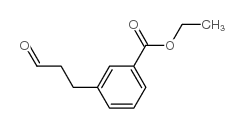 3-(3-氧代丙基)苯甲酸乙酯结构式
