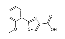 4-Thiazolecarboxylic acid, 2-(2-Methoxyphenyl)- Structure