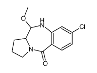 3-chloro-6-methoxy-5,6,6a,7,8,9-hexahydropyrrolo[2,1-c][1,4]benzodiazepin-11-one Structure