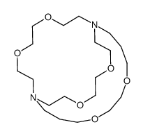 5,8,15,18,23,26-hexaoxa-1,12-diazabicyclo[10.8.8]octacosane结构式