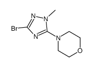 4-(3-bromo-1-methyl-1H-1,2,4-triazol-5-yl)morpholine(SALTDATA: FREE) Structure