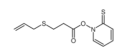 2-thioxopyridin-1(2H)-yl 3-(allylthio)propanoate Structure