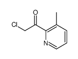 2-chloro-1-(3-methylpyridin-2-yl)ethanone Structure