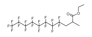 Ethyl 4,4,5,5,6,6,7,7,8,8,9,9,10,10,11,11,11-heptadecafluoro-2-methylundecanoate结构式