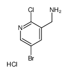 (5-Bromo-2-chloro-pyridin-3-yl)-methylamine hydrochloride Structure
