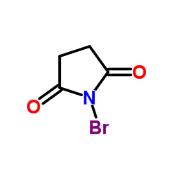 N-溴代丁二酰亚胺结构式