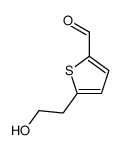 5-(2-hydroxyethyl)thiophene-2-carbaldehyde结构式