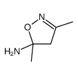 3,5-dimethyl-4H-1,2-oxazol-5-amine Structure
