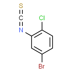 4-溴-2-异硫氰酸酯-1-氯苯结构式