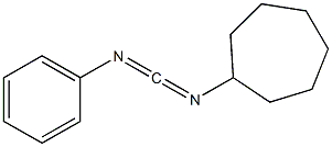 1-苯基-3-环庚基碳二亚胺结构式