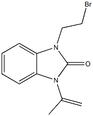 1-(2-bromoethyl)-3-(prop-1-en-2-yl)-1H-benzo[d]imidazol-2(3H)-one Structure