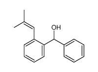 (2-(2-methylprop-1-en-1-yl)phenyl)(phenyl)methanol结构式
