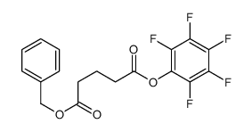 1-O-benzyl 5-O-(2,3,4,5,6-pentafluorophenyl) pentanedioate Structure