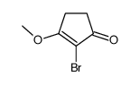 2-Bromo-3-Methoxy-2-Cyclopenten-1-One Structure