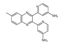 2-[3-(4-aminopyridin-2-yl)-6-methylquinoxalin-2-yl]pyridin-4-amine Structure