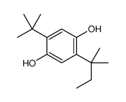 2-tert-butyl-5-(2-methylbutan-2-yl)benzene-1,4-diol Structure