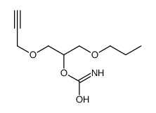 Carbamic acid 2-propoxy-1-(2-propynyloxymethyl)ethyl ester结构式