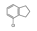 4-氯-2,3-二氢-1H-茚结构式