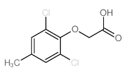 Acetic acid,2-(2,6-dichloro-4-methylphenoxy)- Structure