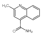 2-甲基喹啉-4-羧酰胺结构式