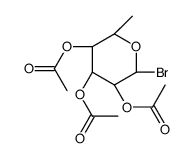 2,3,4-三-O-乙酰基-6-脱氧-ALPHA-L-溴代半乳糖结构式