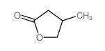 二氢-4-甲基 2(3H)-呋喃酮结构式